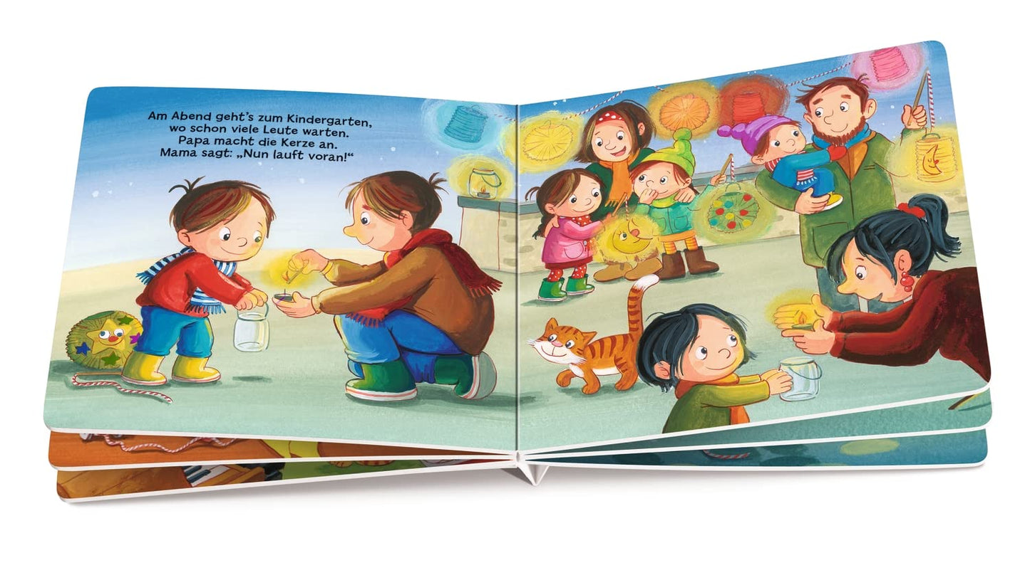 Meine Laterne leuchtet wie die Sterne: Funkelndes Pappbilderbuch