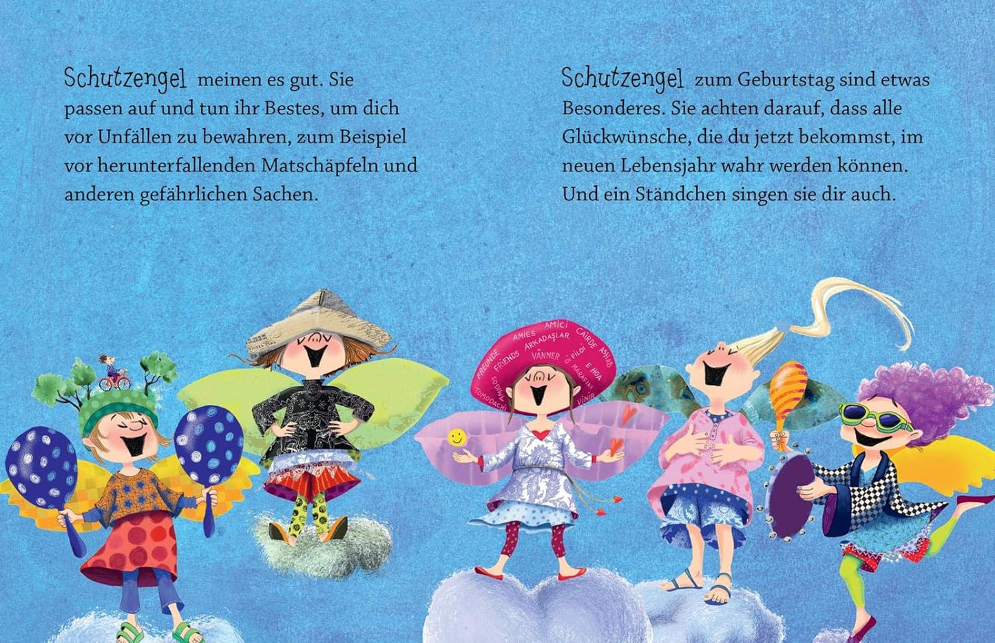 Schutzengel fürs Geburtstagskind: Mitbringsel zum Geburtstag, mit Widmungsseite
